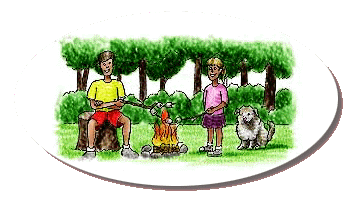 Activities clipart human activity. Forest recreation trees in