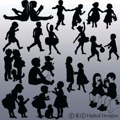 activities clipart silhouette