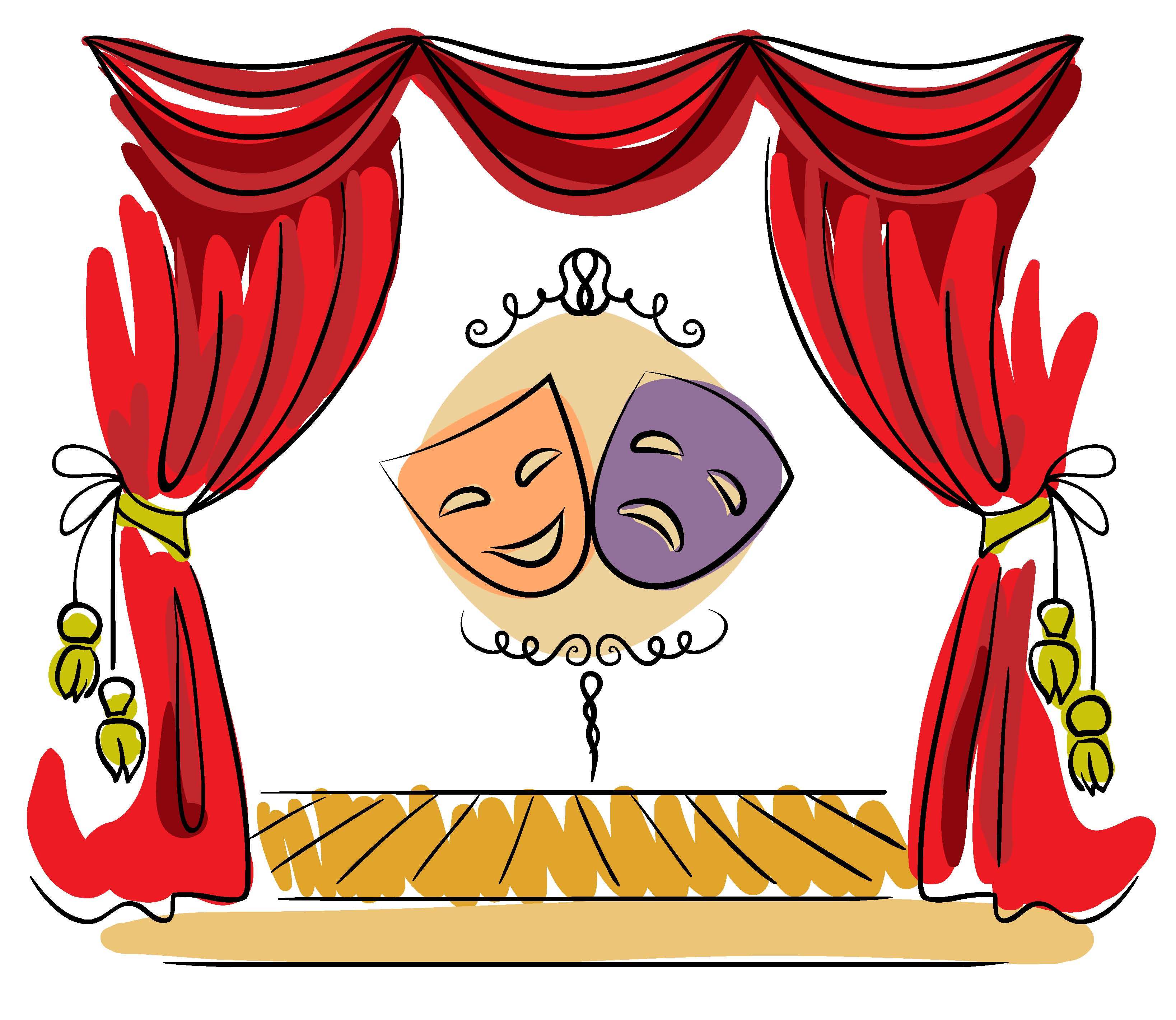 acting clipart theater actor