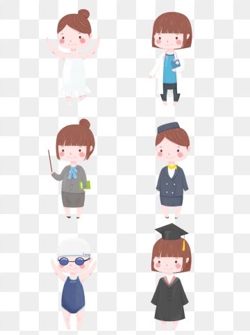 Actor clipart student. Cartoon cute hand drawn