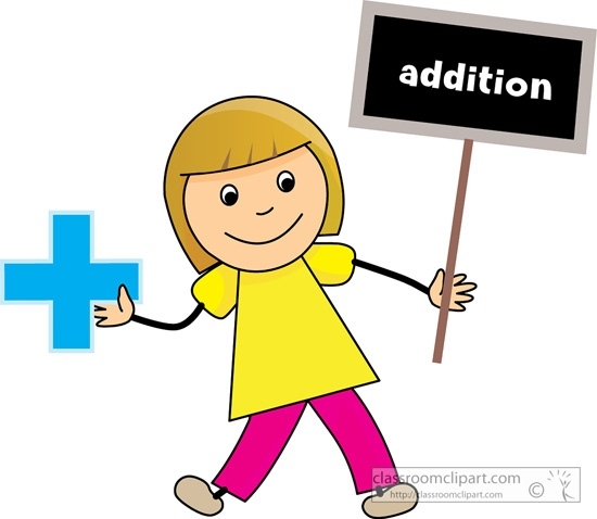 addition clipart happy
