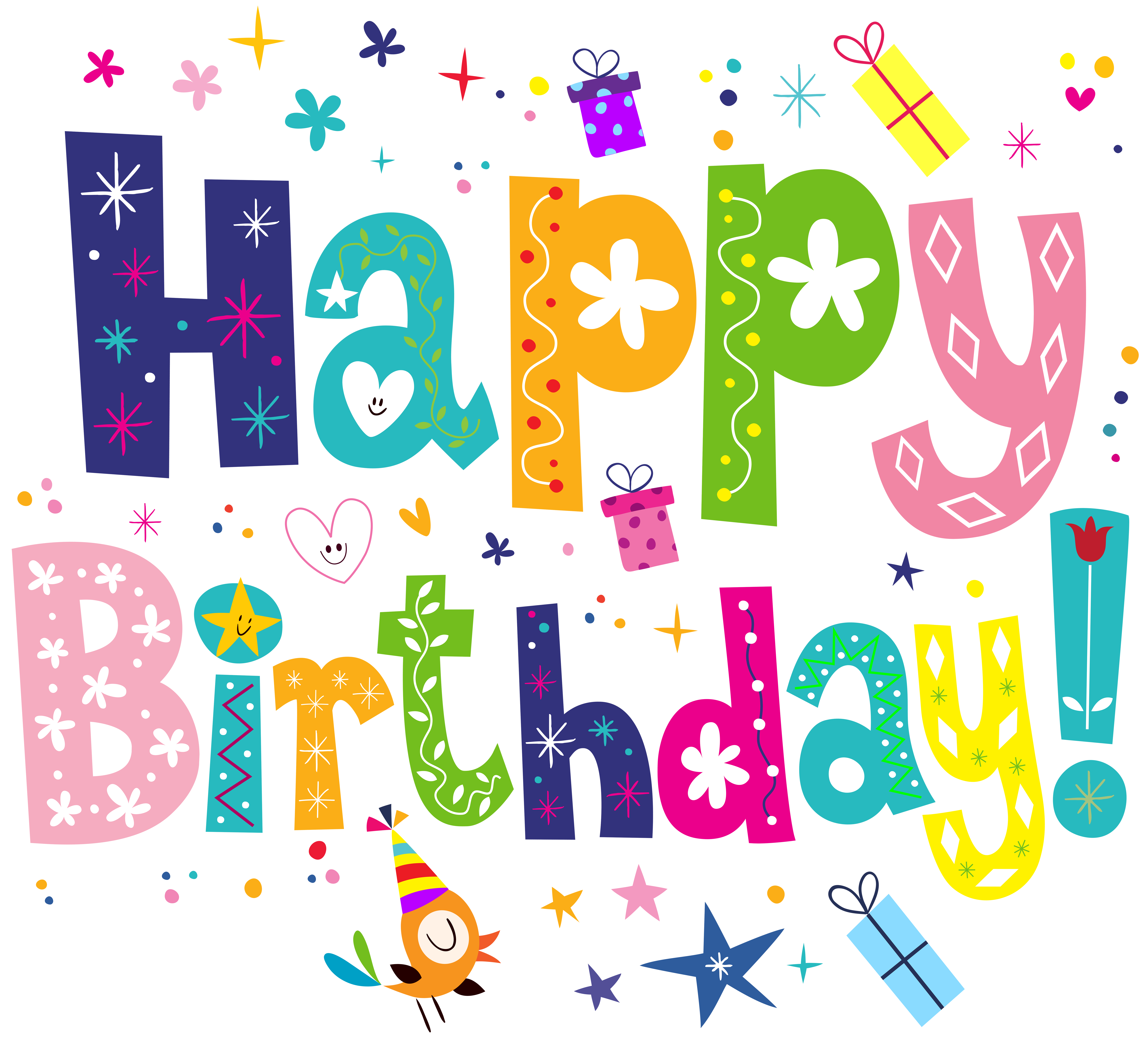 Beautiful clipart happy birthday. Cute png transparent clip
