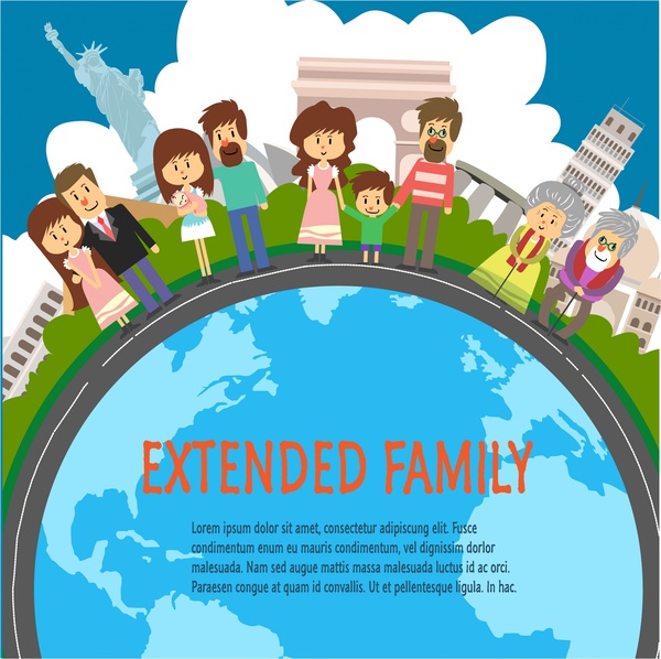 Extended concepts with many. Adobe clipart family