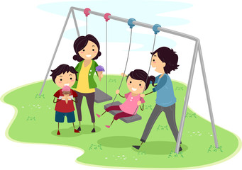 Adobe clipart family. Playground photos royalty free