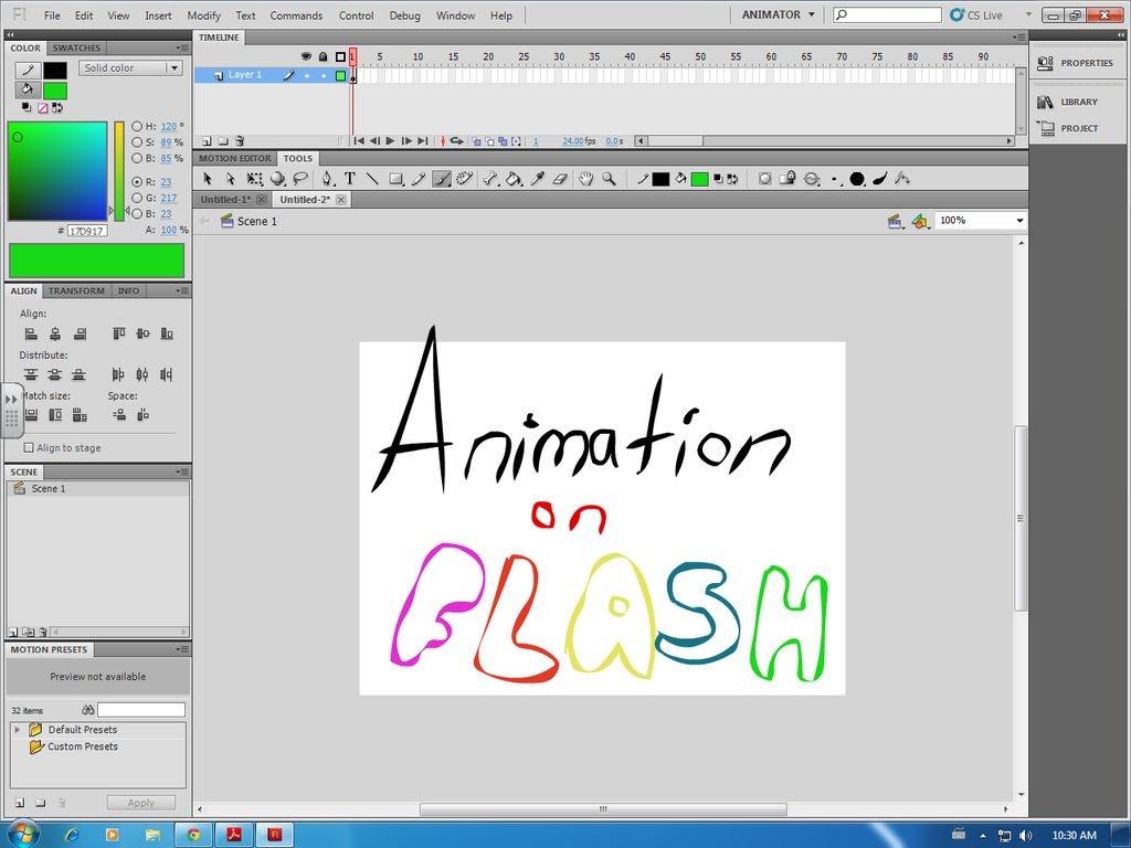 adobe clipart flash animation