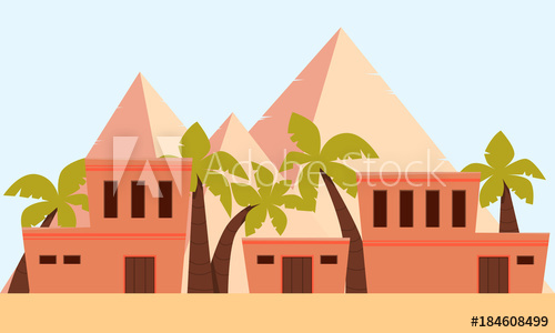 Adobe clipart house egyptian. City of ancient egypt