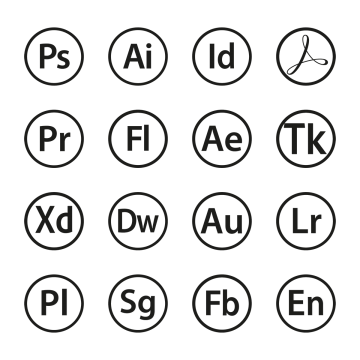 Icons png vector psd. Adobe clipart icon