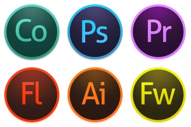 Adobe clipart icon. Icons yosemite cc dark