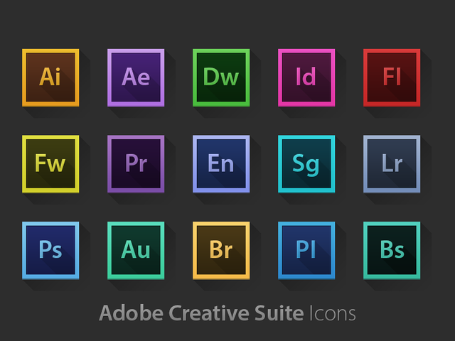 Adobe clipart icon. Free creative suite icons
