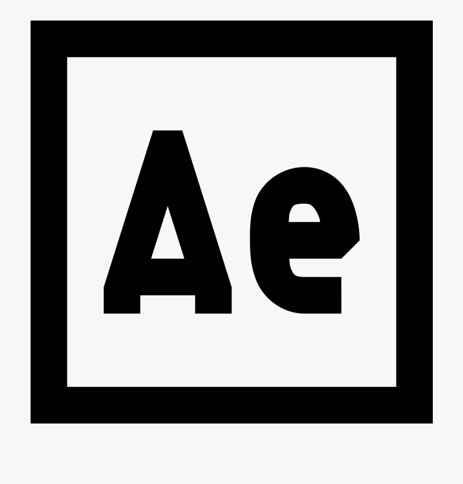 Adobe clipart icon. After effects logo png