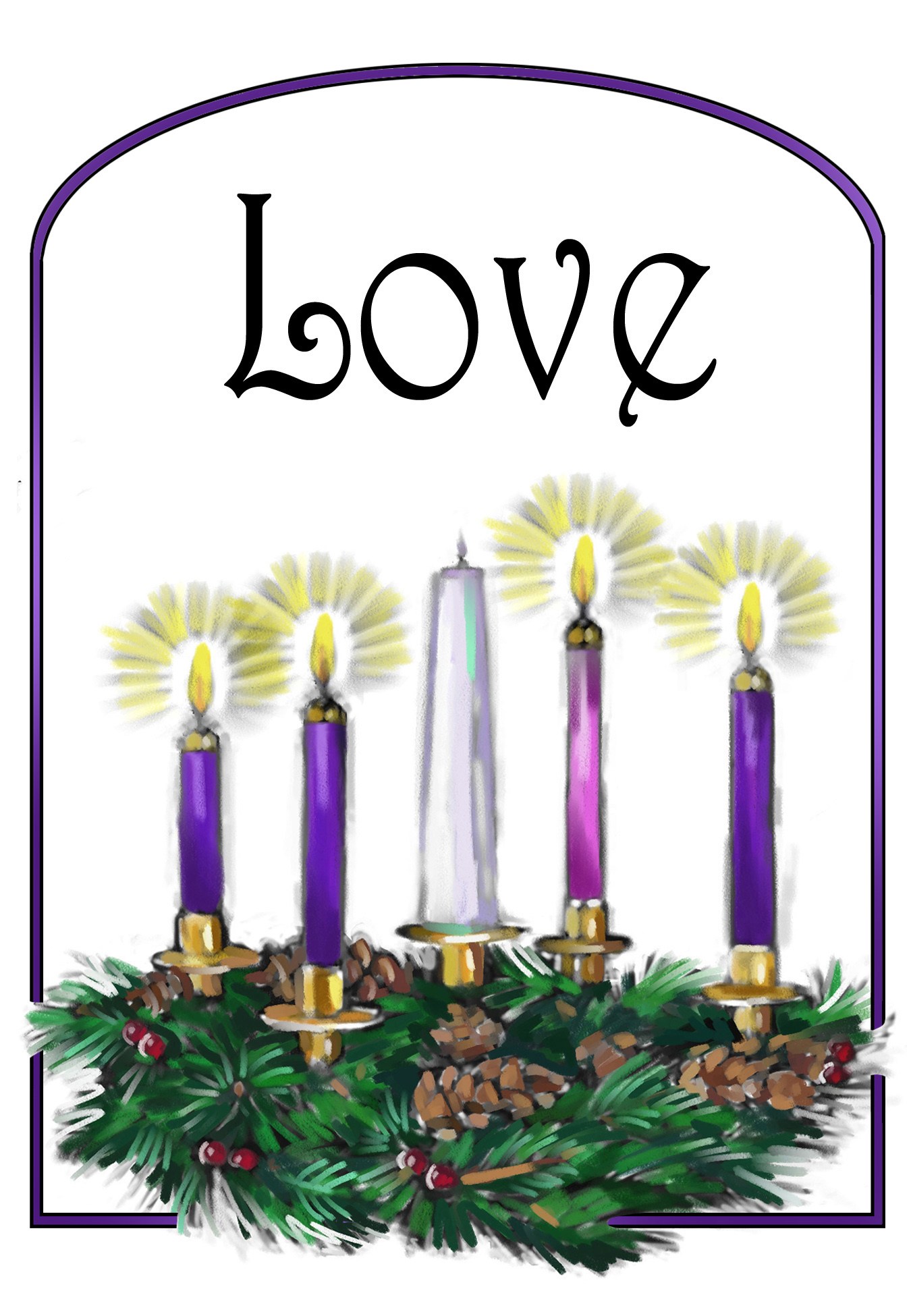  th sunday of. Advent clipart advent love
