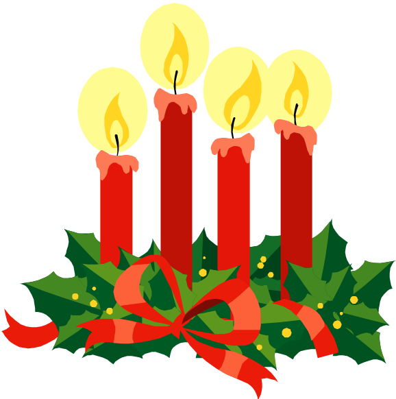 Religious advent panda images. Free clipart candle