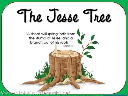 advent clipart jesse tree