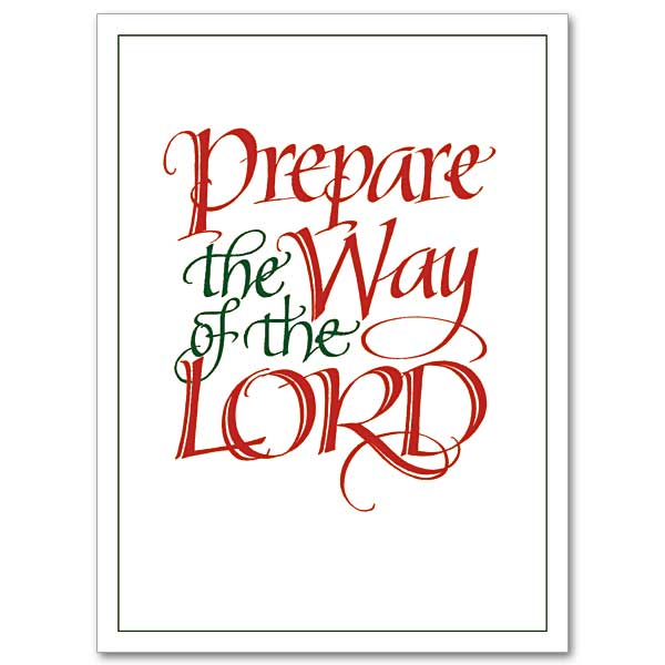 Of lord spirit christmas. Advent clipart prepare the way
