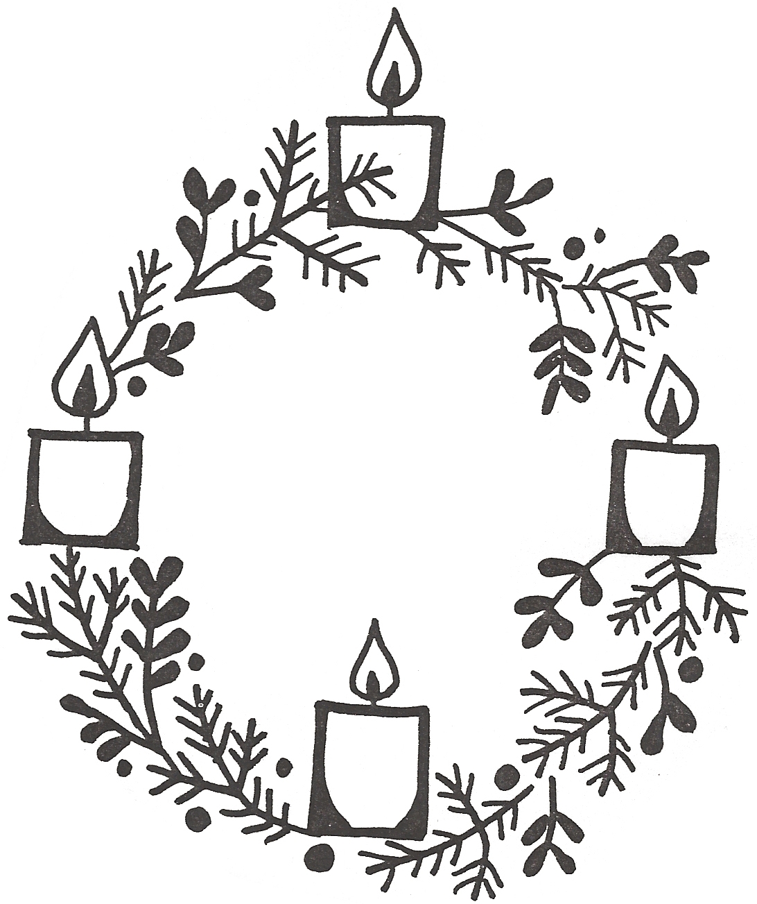 advent clipart two