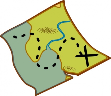 clipart map adventure map