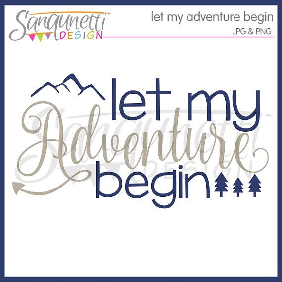 adventure clipart calligraphy