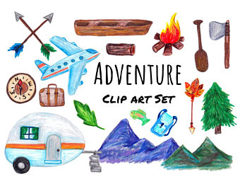 adventure clipart camper