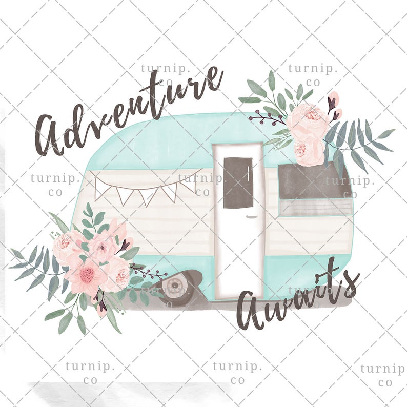 Awaits van png sublimation. Adventure clipart camper