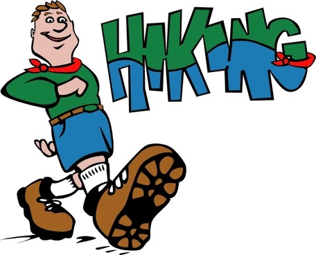 Adventure clipart hiker. Free vector download for