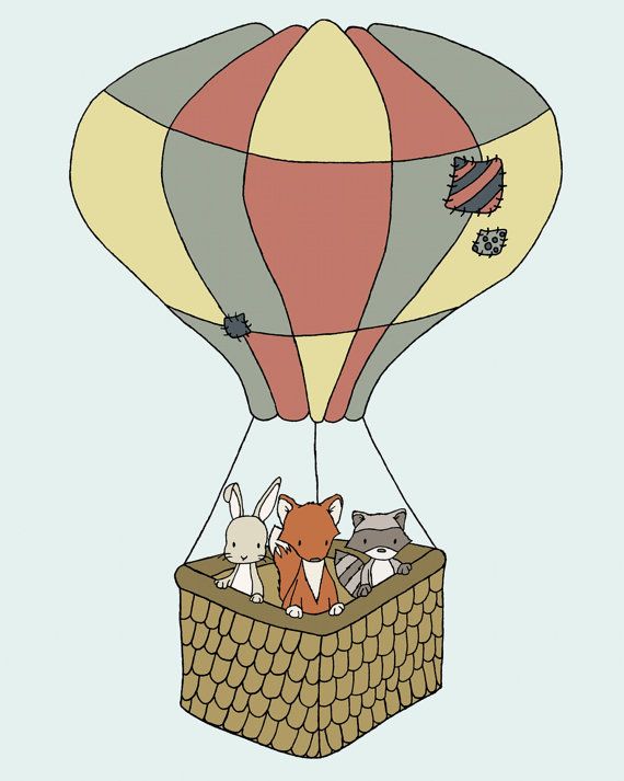 Nursery art animals in. Adventure clipart woodland