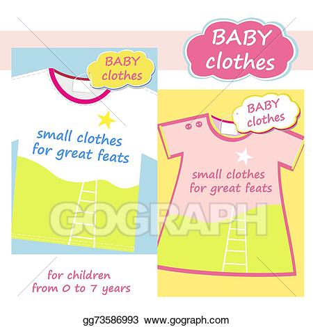Vector illustration shop childrens. Advertising clipart banner