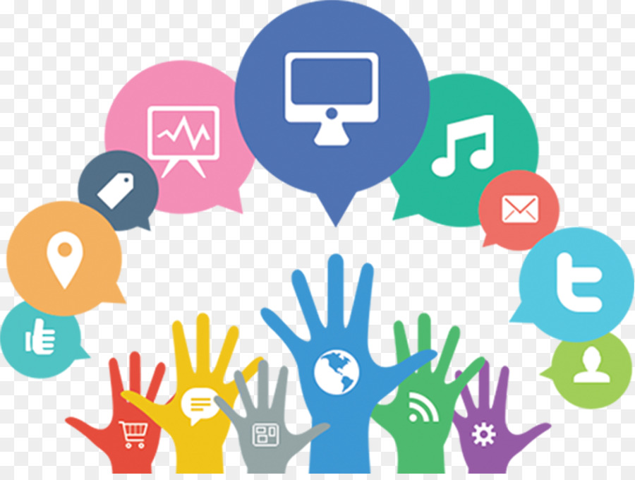 Social logo png download. Advertising clipart digital media