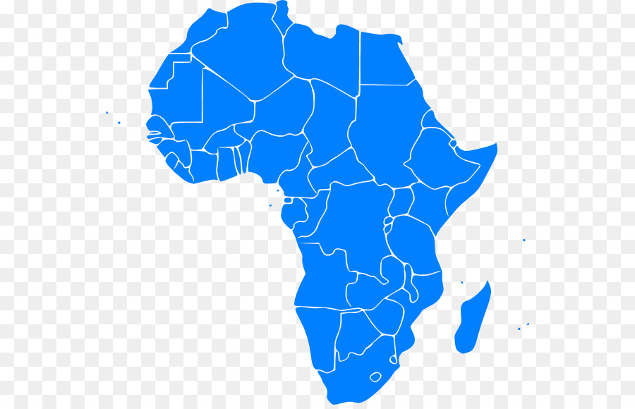Map cartoon illustration transparent. Africa clipart