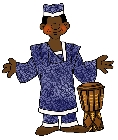 african clipart drum african