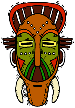 african clipart african mask
