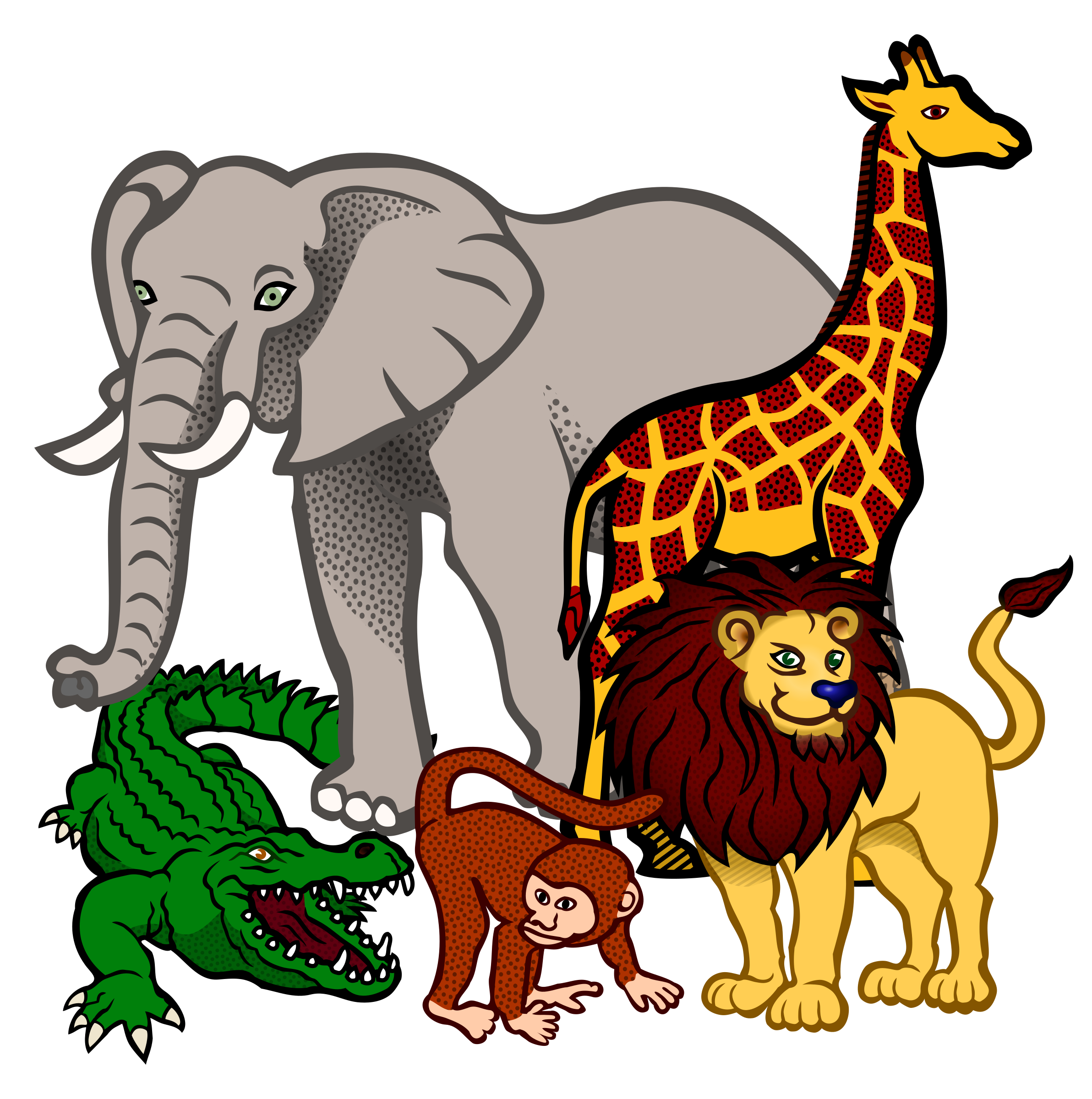 Africa clipart colored. Excellent coloured pictures of