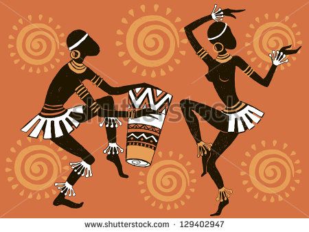 african clipart abstract