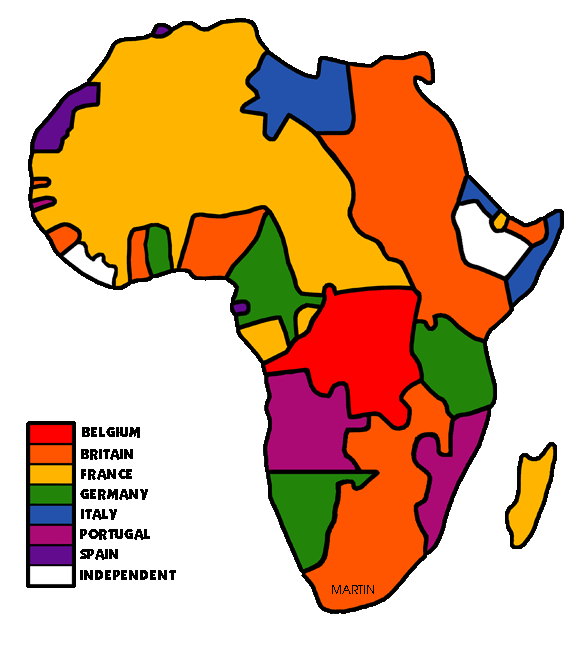 Africa clipart map. Clip art by phillip