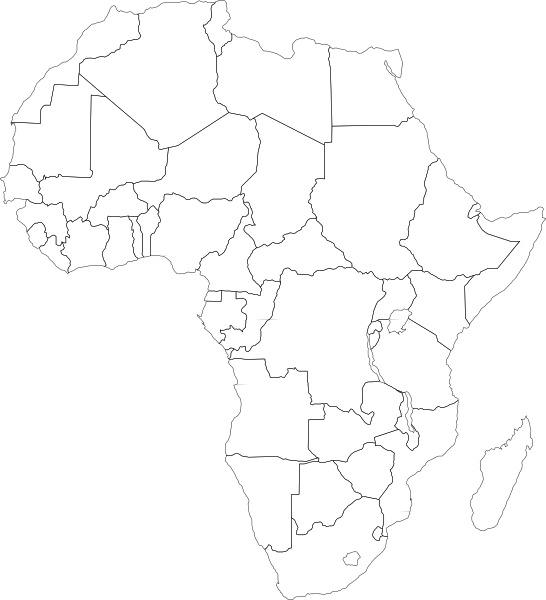 Africa clipart map. Political clip art free