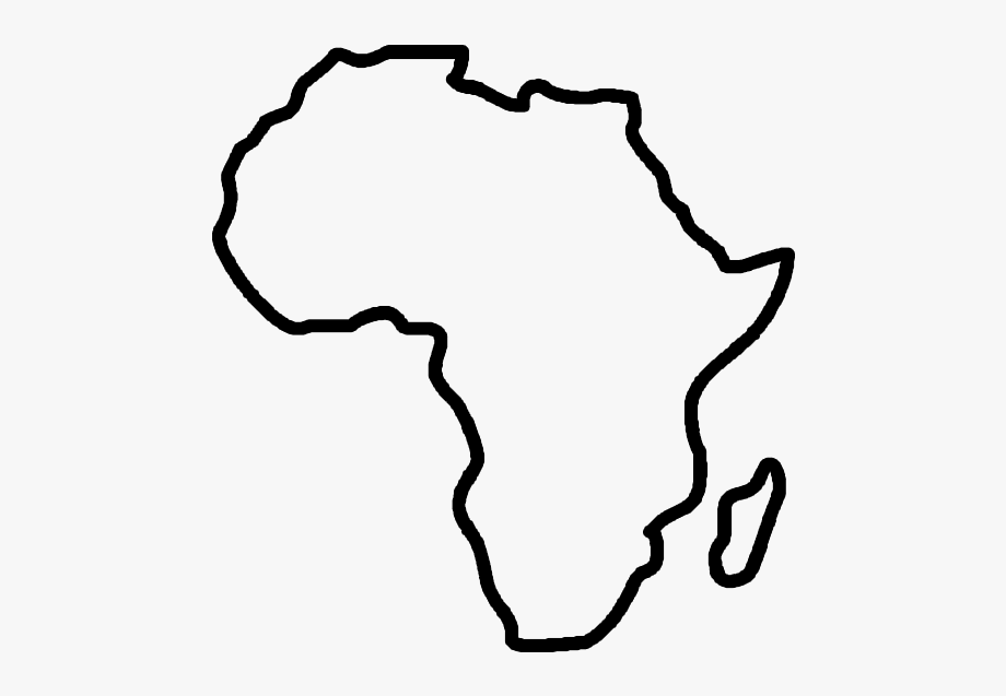 Africa clipart outline. Png african free 