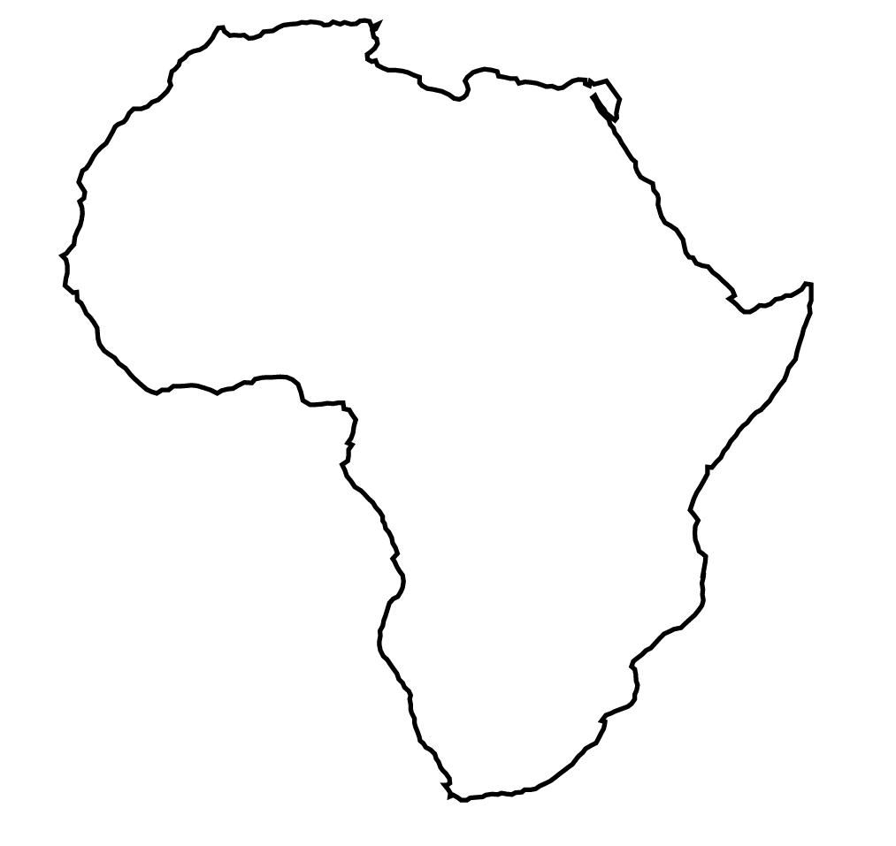 Africa clipart outline. Miss julie s art