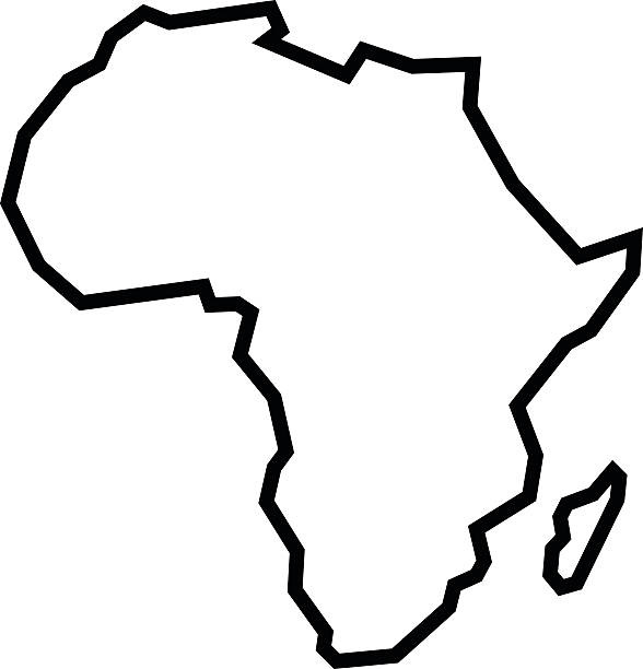 Africa clipart outline.  collection of black