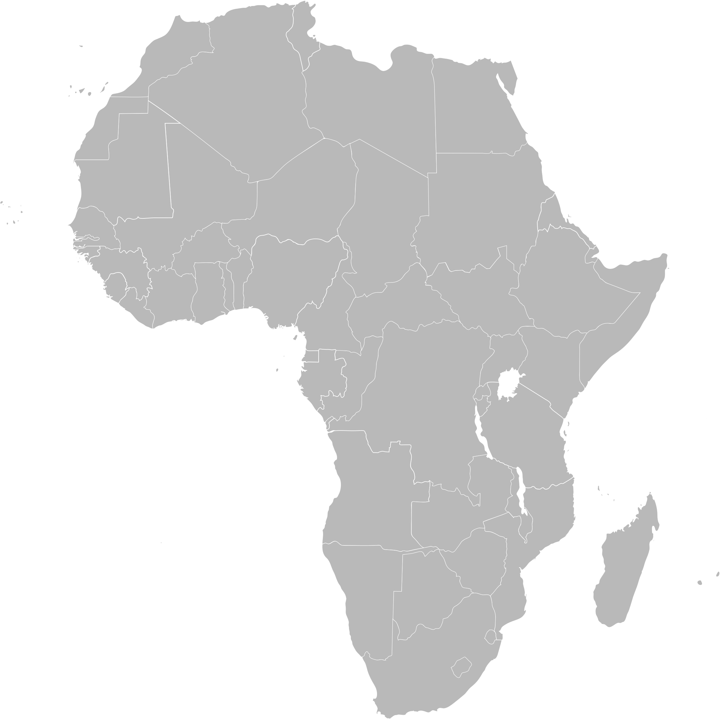 Clipart map continent. Outline africa big image