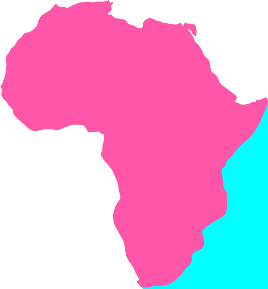 africa clipart pink