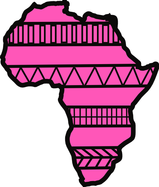 africa clipart pink