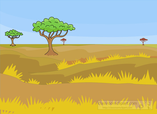 Free tundra african plains. Africa clipart plain