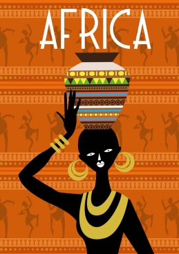 Africa clipart poster. Free vector download for
