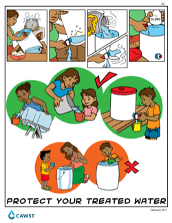 Wash education and training. Africa clipart poster