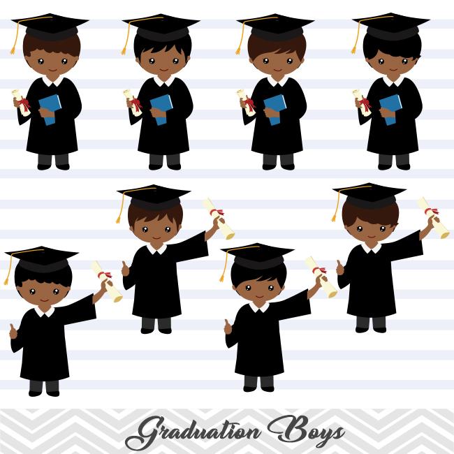graduation clipart african american