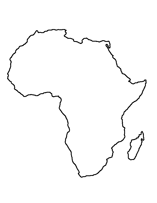 africa clipart template
