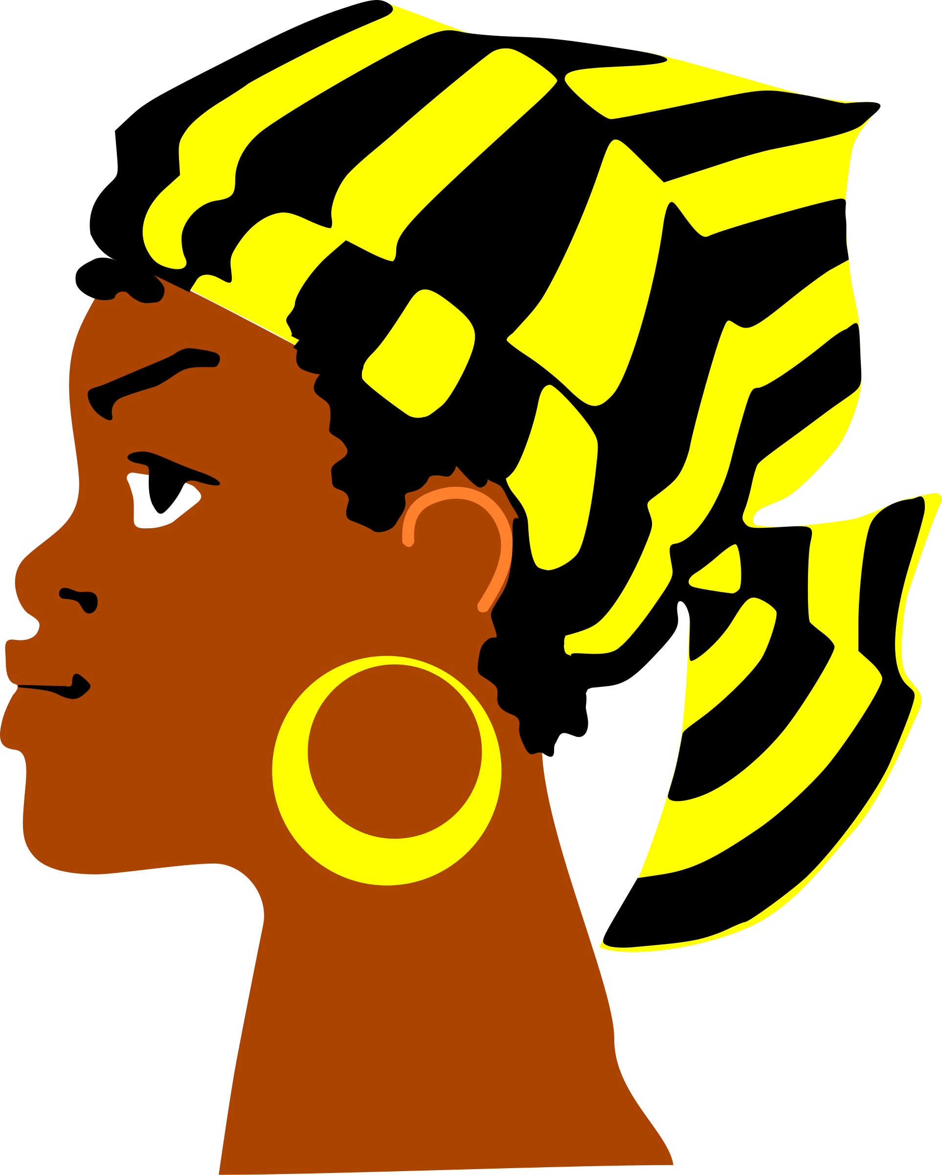africa clipart yellow