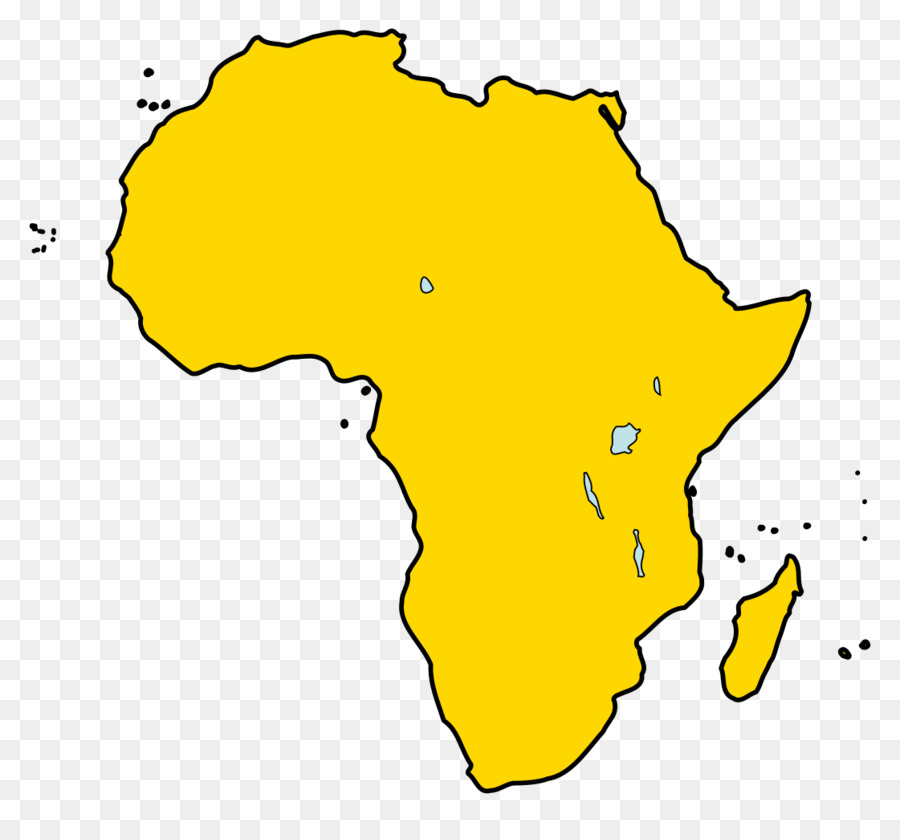 africa clipart yellow