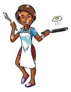 african clipart cooking