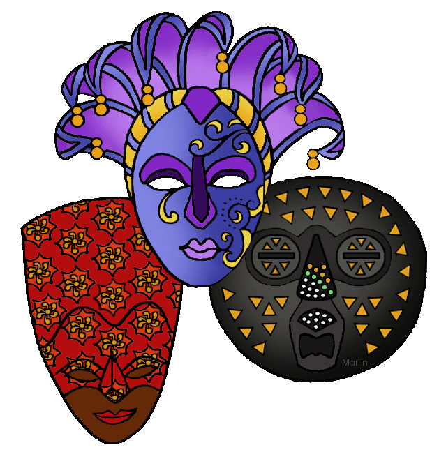 Africa clipart simple. African masks for kids