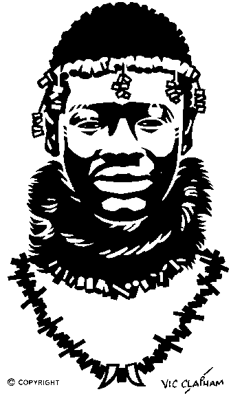 african clipart head